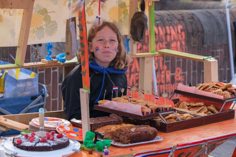 Koningsdag Vrijmarkt Watergraafsmeer, Amsterdam Oost